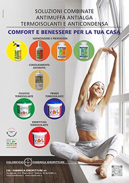 Ciclo Antimuffa MUFFA STOP Colorificio FAI Milano Ciclo Antimuffa - MUFFAPRO - Colorificio FAI Milano